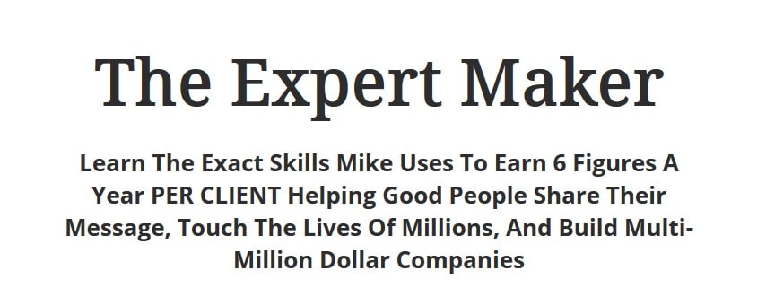 Mike Shreeve – The Expert Maker