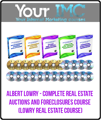 Albert Lowry - Complete Real Estate Auctions and Foreclosures Course (LOWRY Real Estate Course)-imc