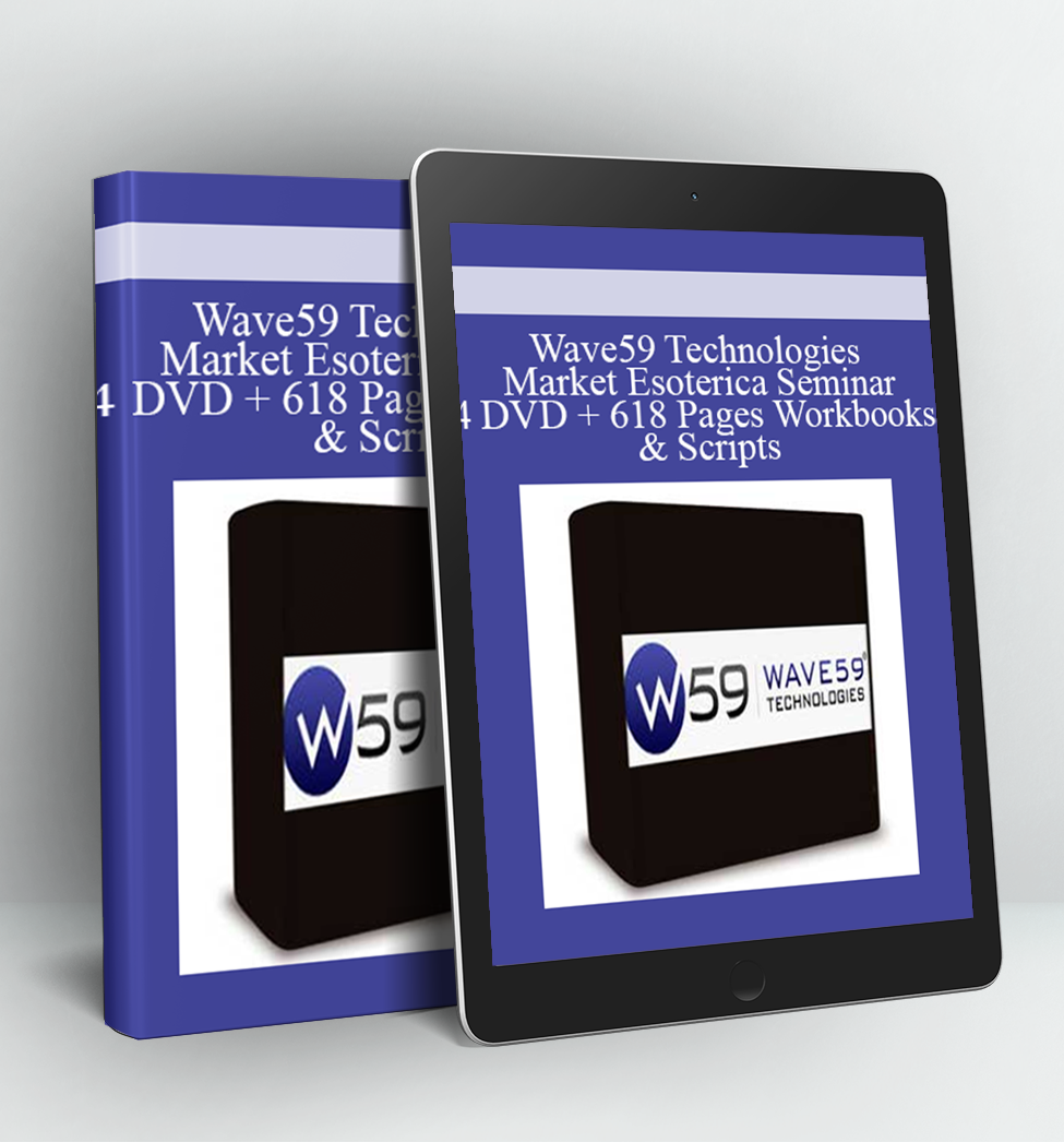 Wave59 Technologies - Market Esoterica Seminar - 4 DVD + 618 Pages Workbooks & Scripts