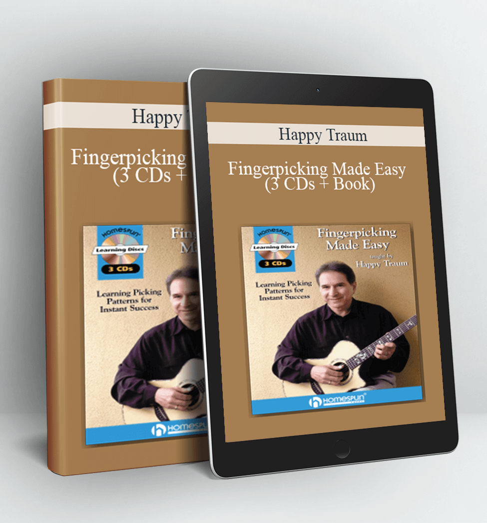 Fingerpicking Made Easy (3 CDs + Book) - Happy Traum