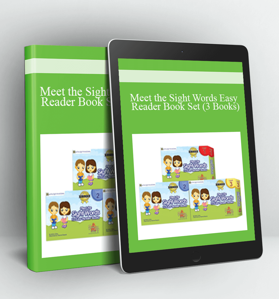 Meet the Sight Words Easy Reader Book Set (3 Books)