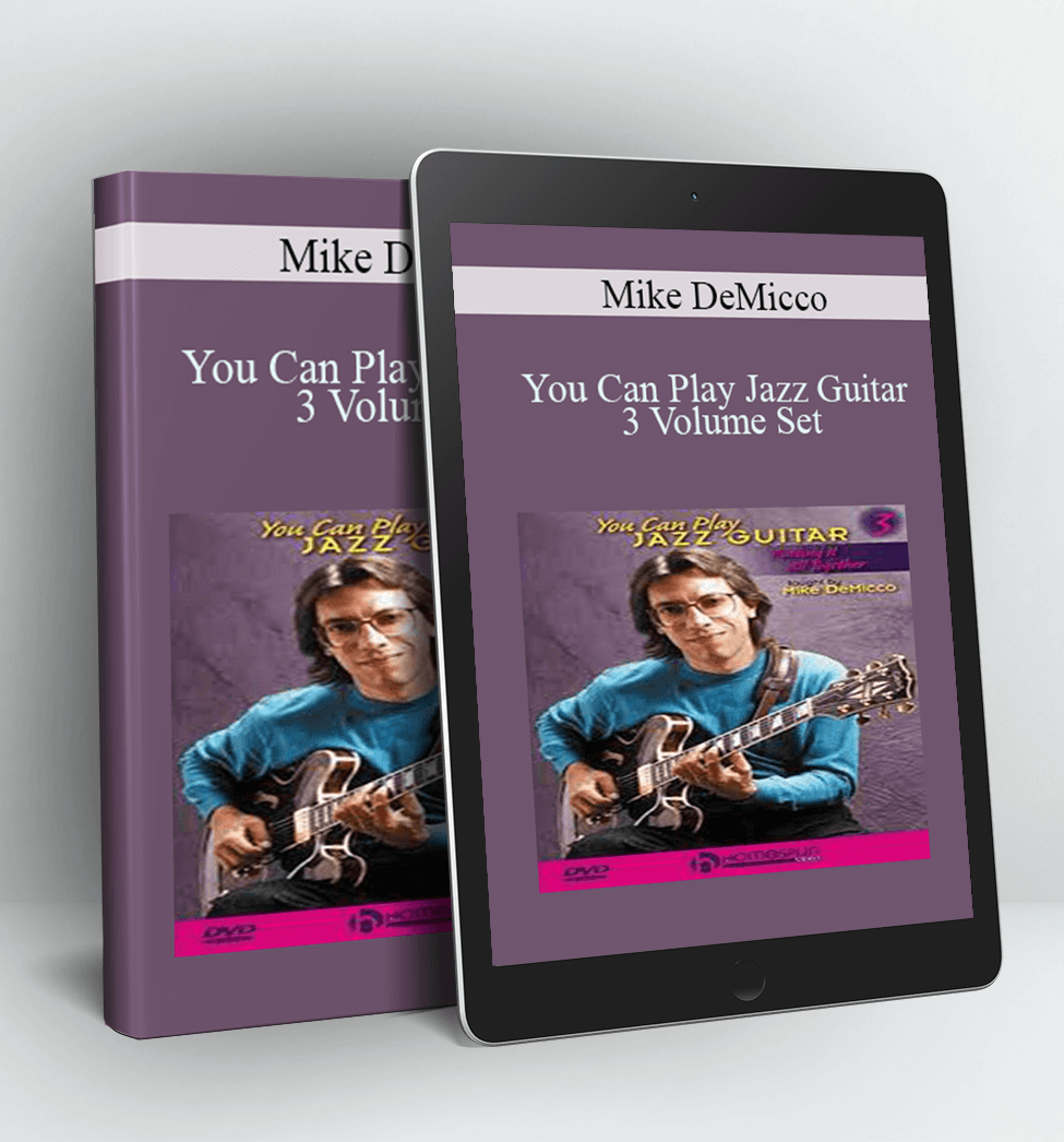 You Can Play Jazz Guitar - 3 Volume Set - Mike DeMicco