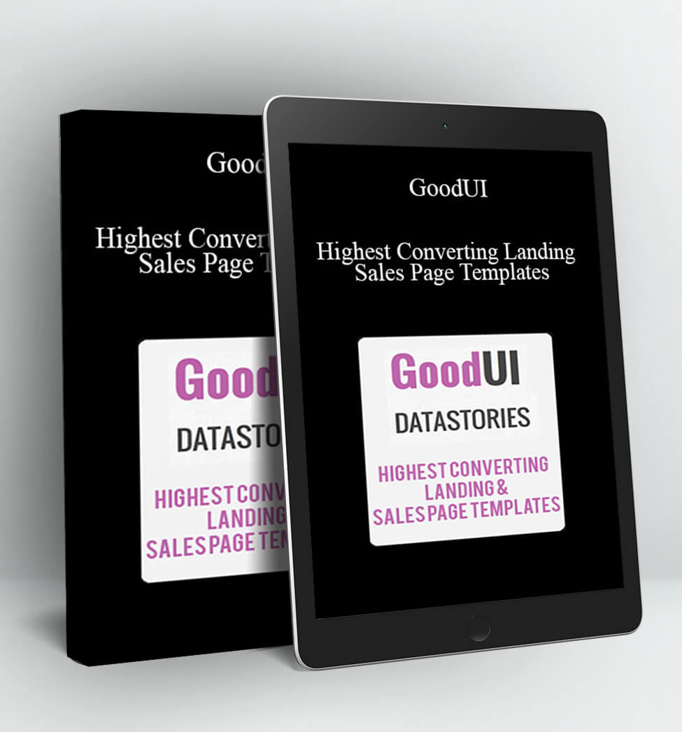 Highest Converting Landing & Sales Page Templates - GoodUI