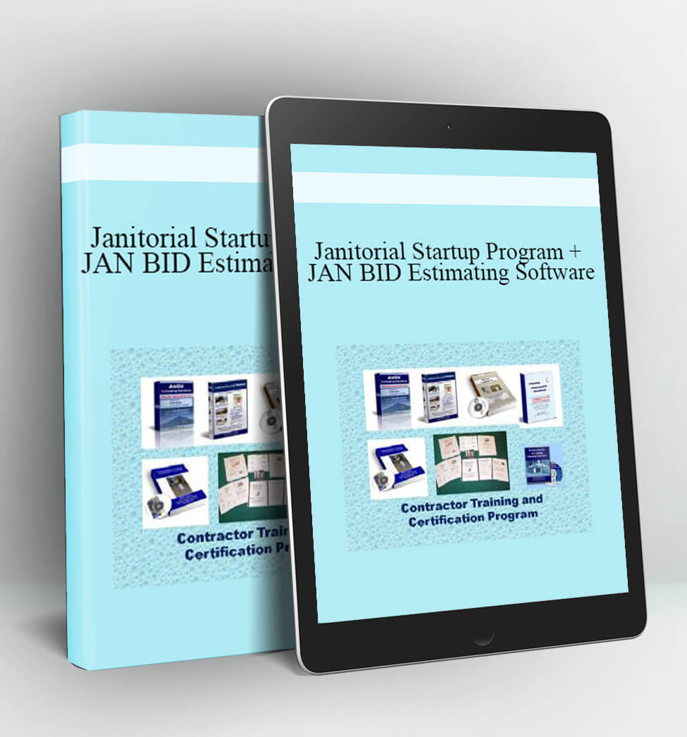 Janitorial Startup Program + JAN BID Estimating Software