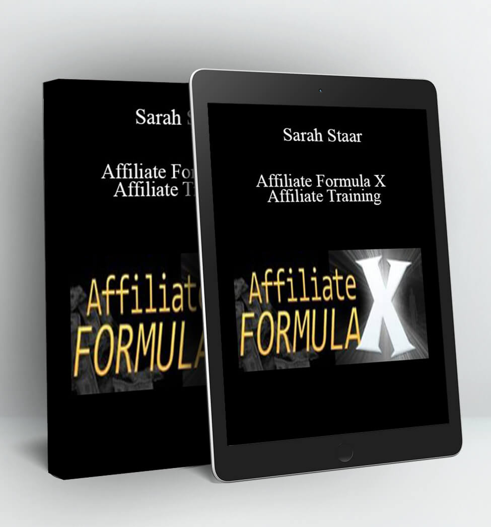 Affiliate Formula X - Affiliate Training - Sarah Staar