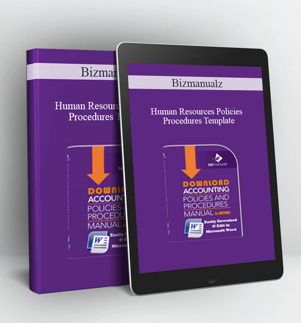 Human Resources Policies and Procedures Template - Bizmanualz