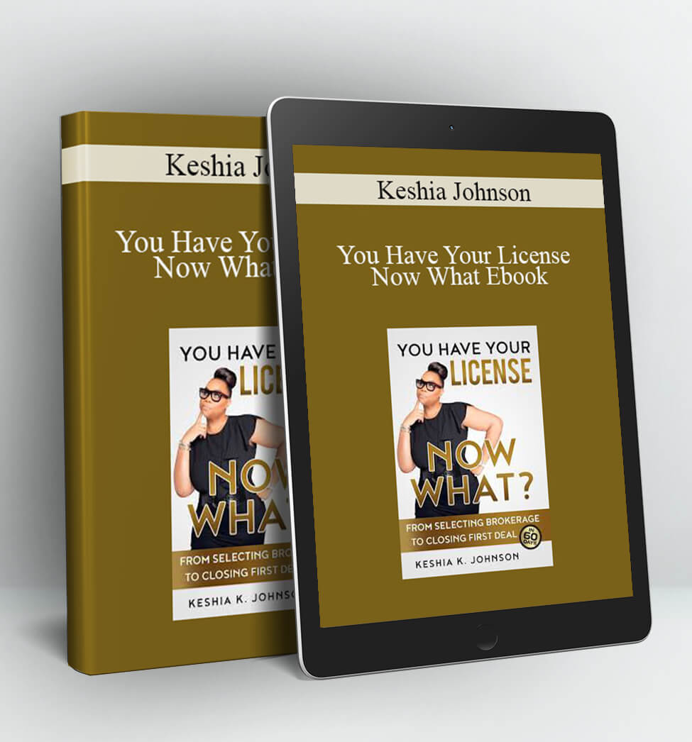 You Have Your License Now What Ebook - Keshia Johnson