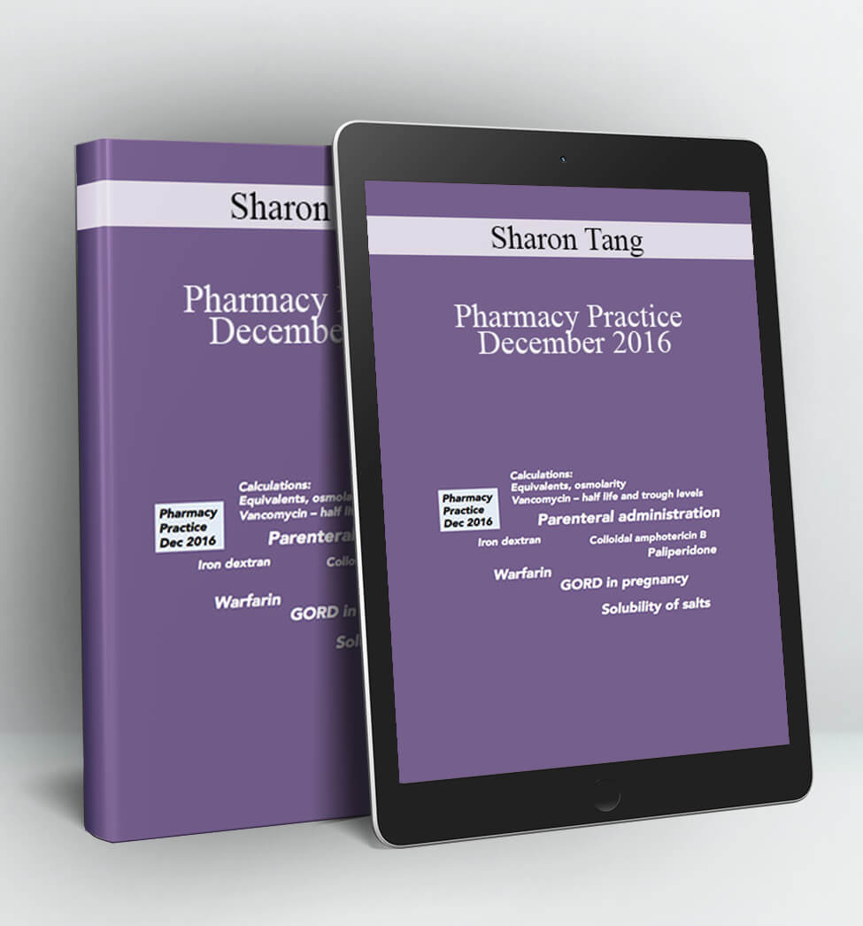 Pharmacy Practice December 2016 - Sharon Tang