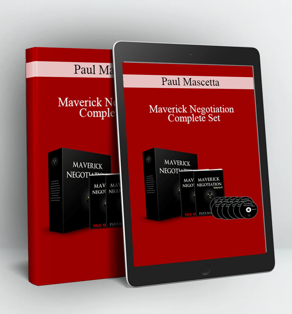 Maverick Negotiation Complete Set - Paul Mascetta
