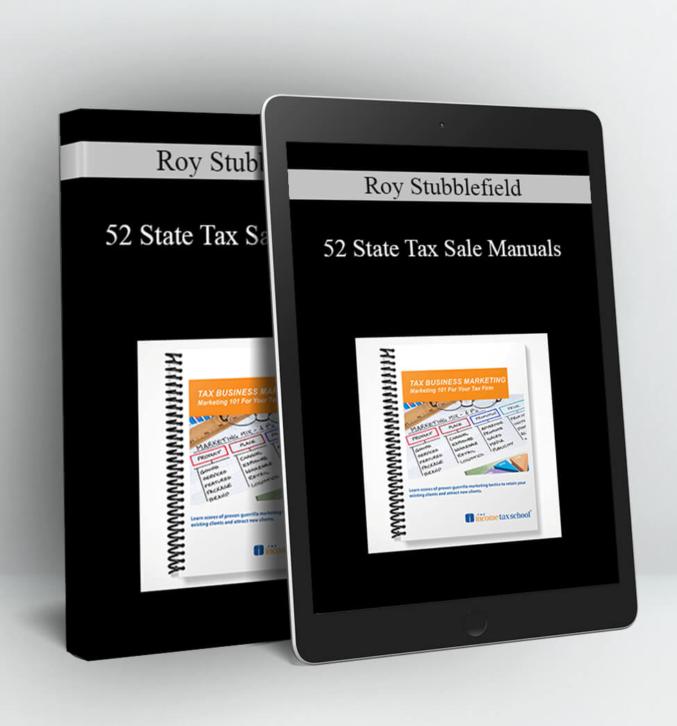 52 State Tax Sale Manuals - Roy Stubblefield