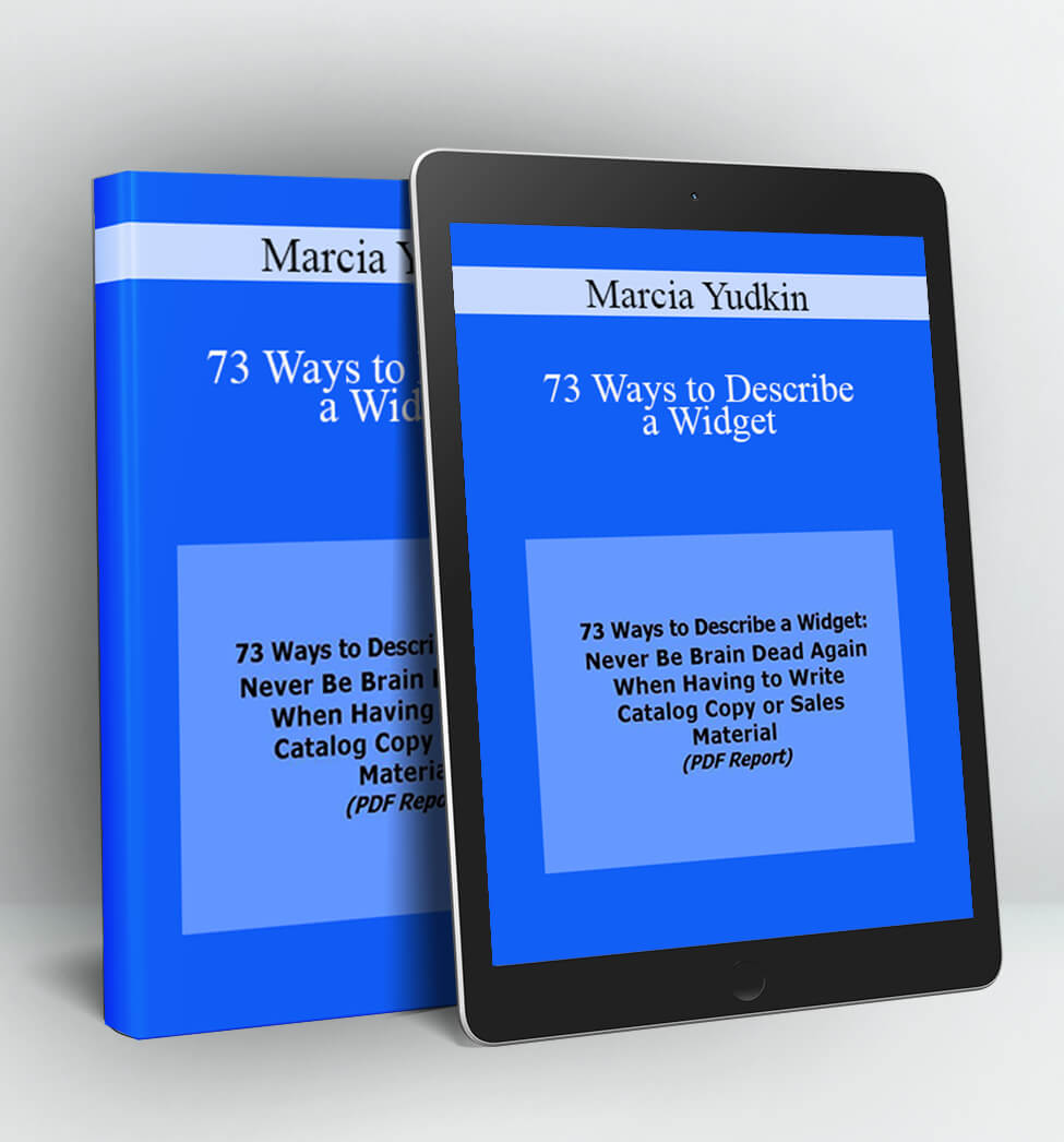 73 Ways to Describe a Widget - Marcia Yudkin