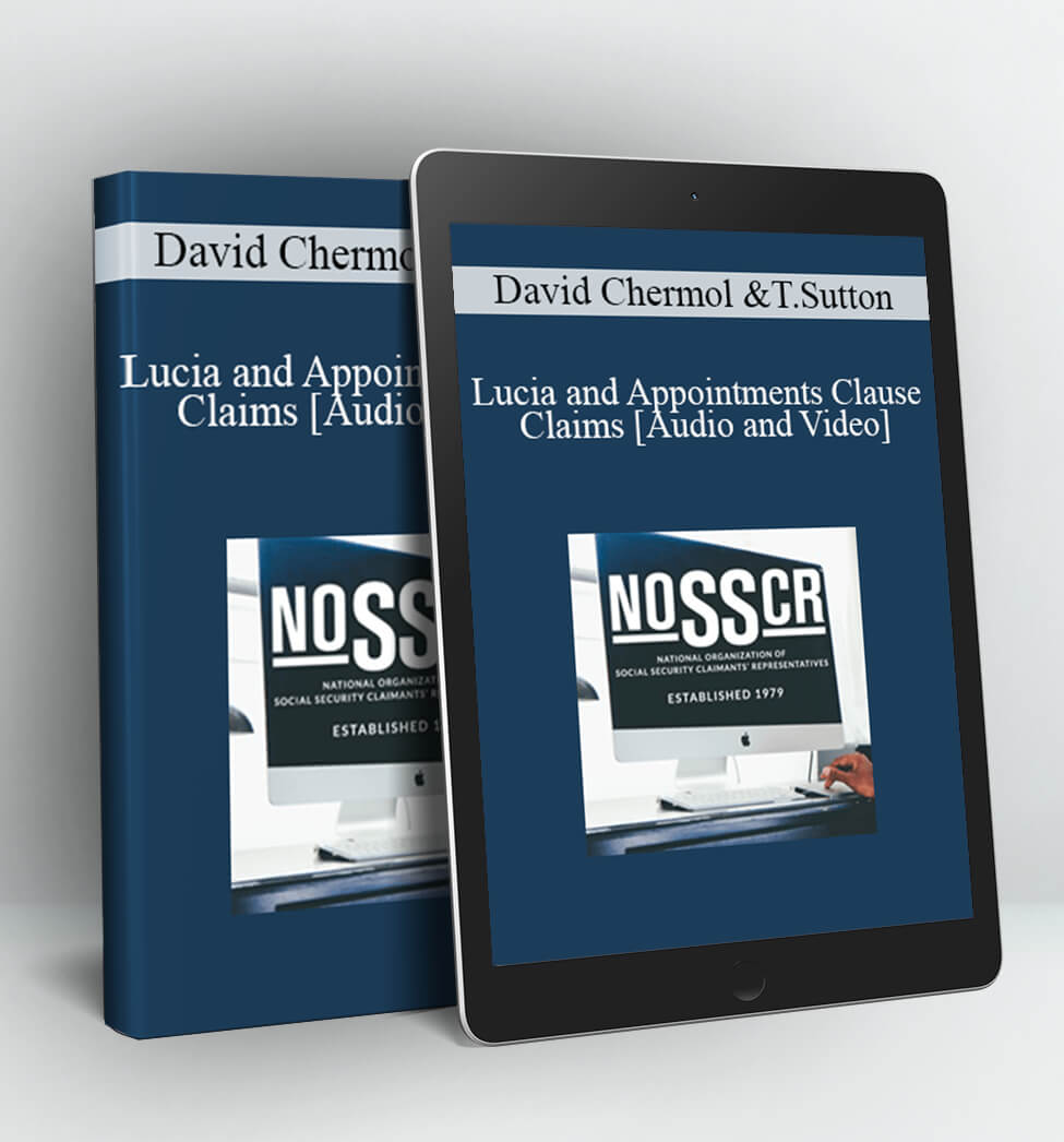 Lucia and Appointments Clause Claims - David Chermol