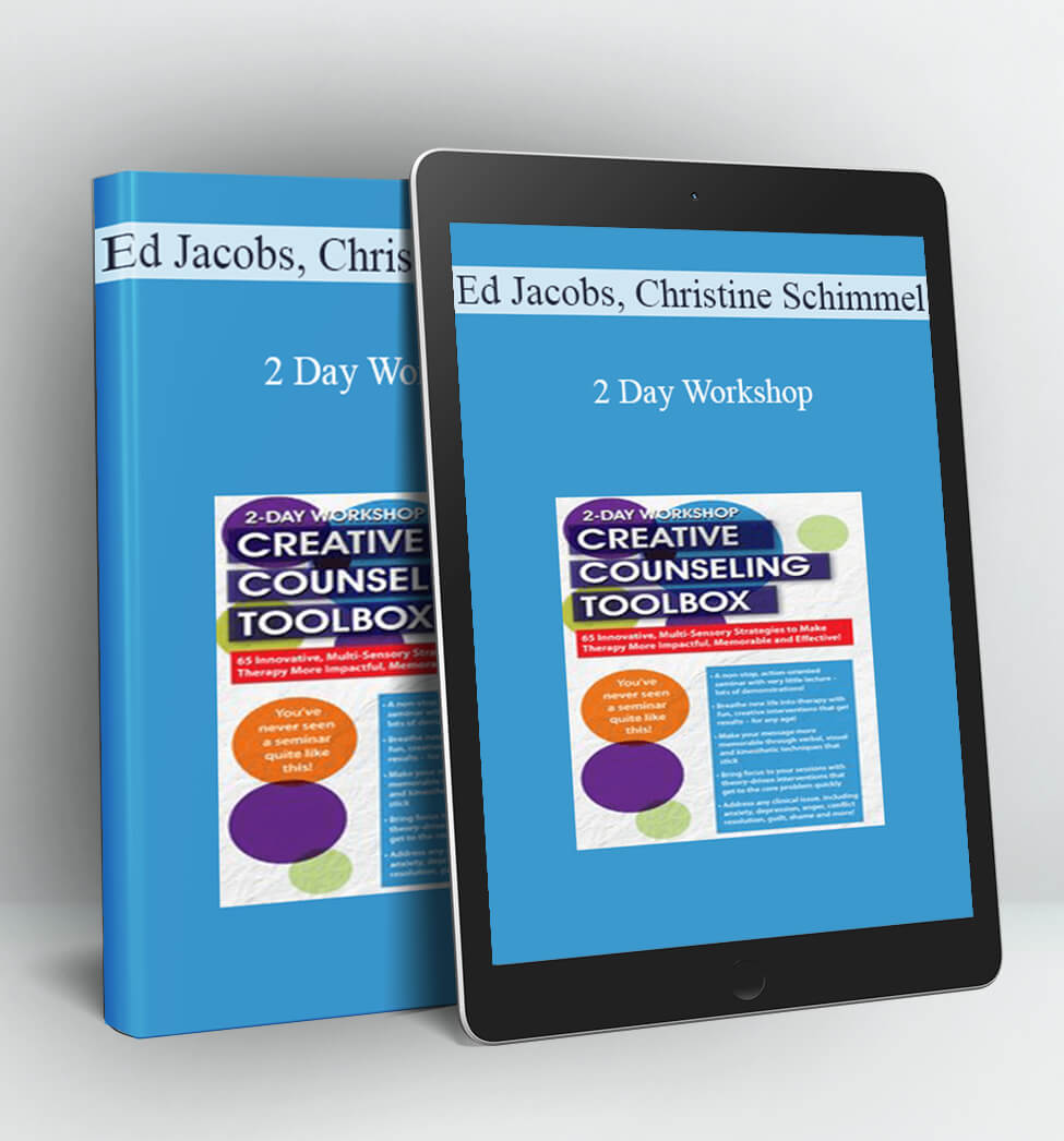 2 Day Workshop: Creative Counseling Toolbox - Ed Jacobs