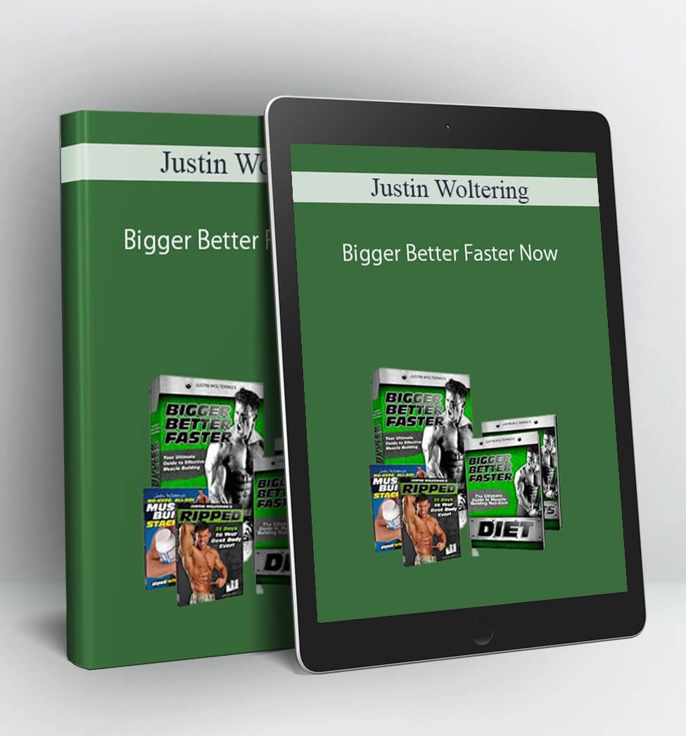 Bigger Better Faster Now - Justin Woltering