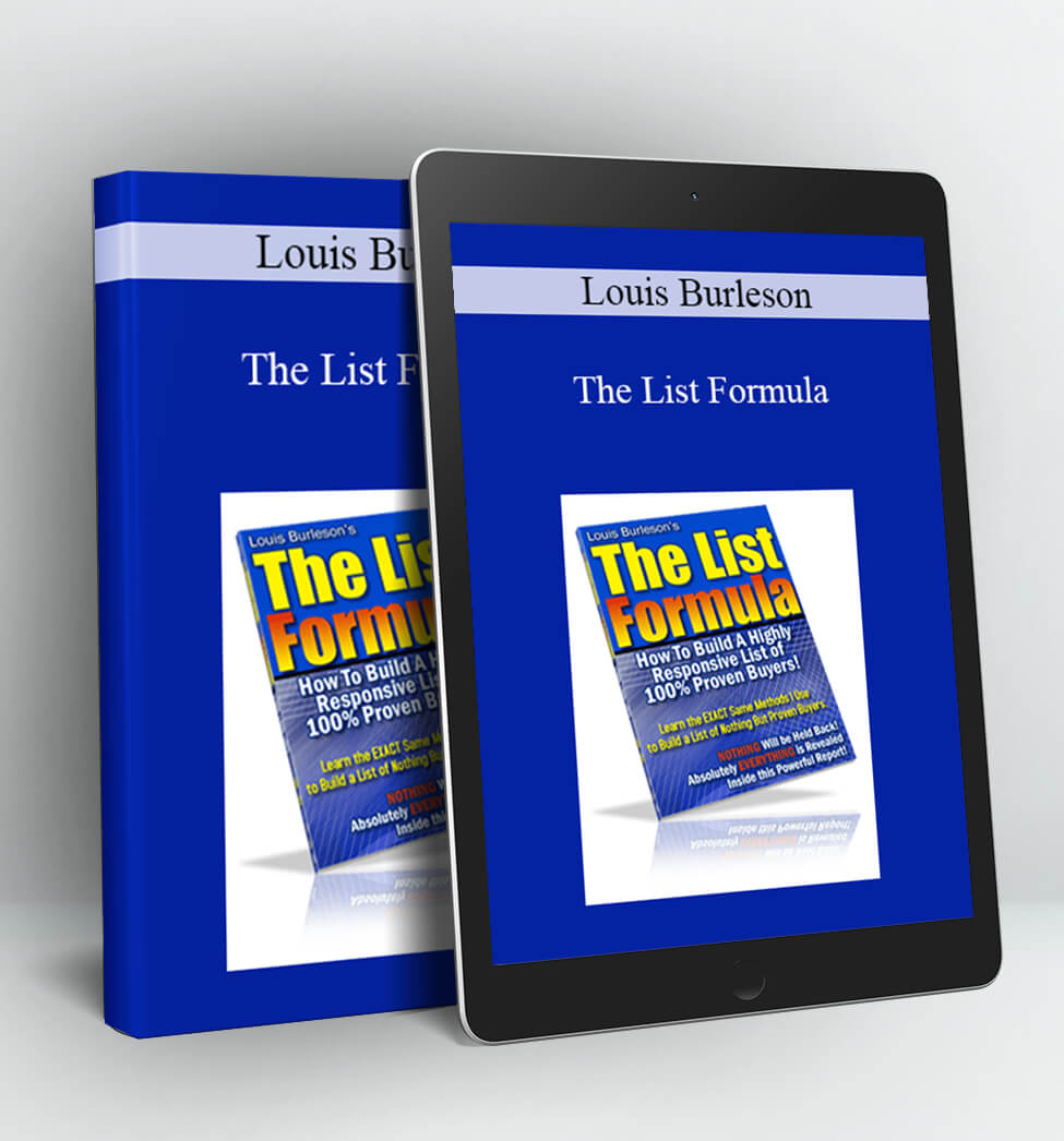 The List Formula - Louis Burleson