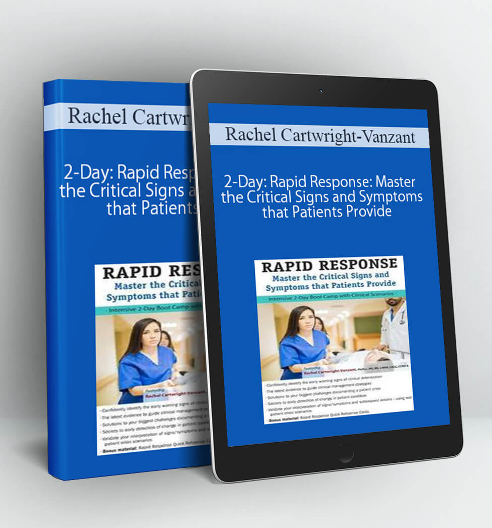 2-Day: Rapid Response - Rachel Cartwright-Vanzant