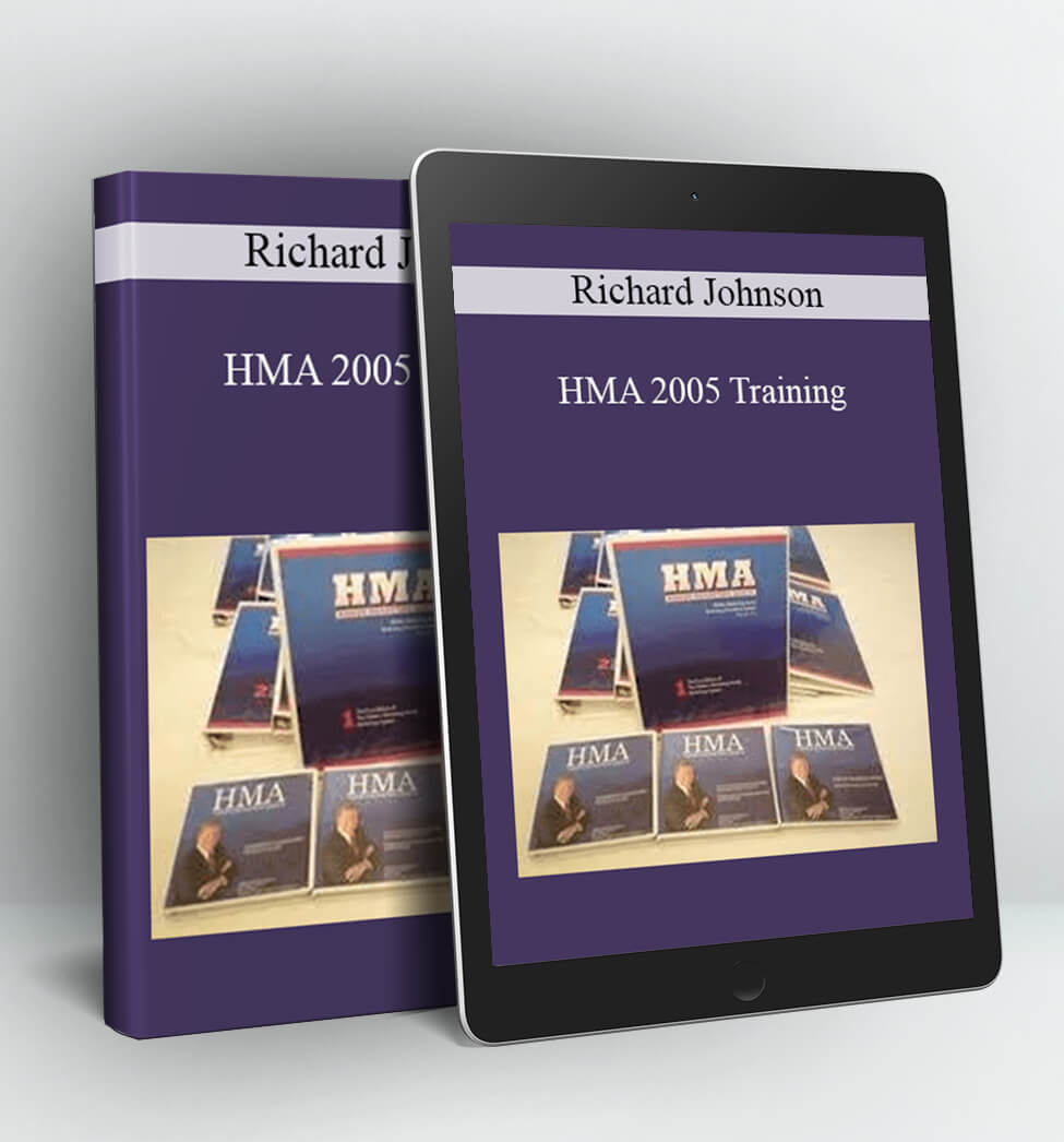 HMA 2005 Training - Richard Johnson